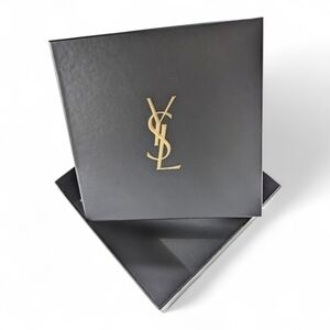 Yves Saint Laurent Authentic Black Opium Gift Box in Black and Gold NWOT